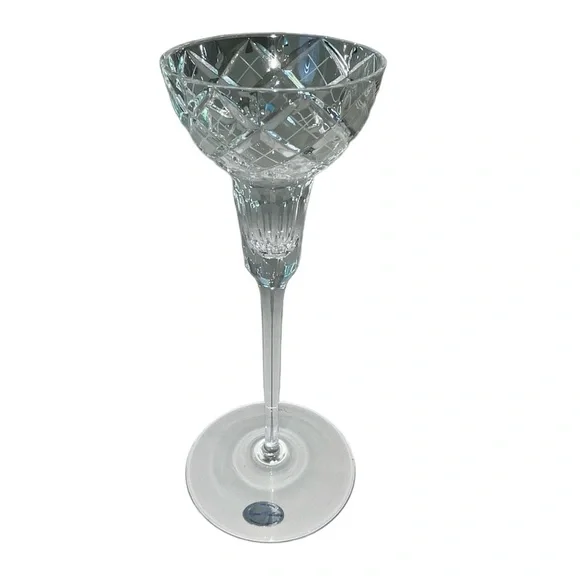 Two Regent Collection Candlestick Holders Full Lead Crystal Vintage Handmade - Picture 5 of 17